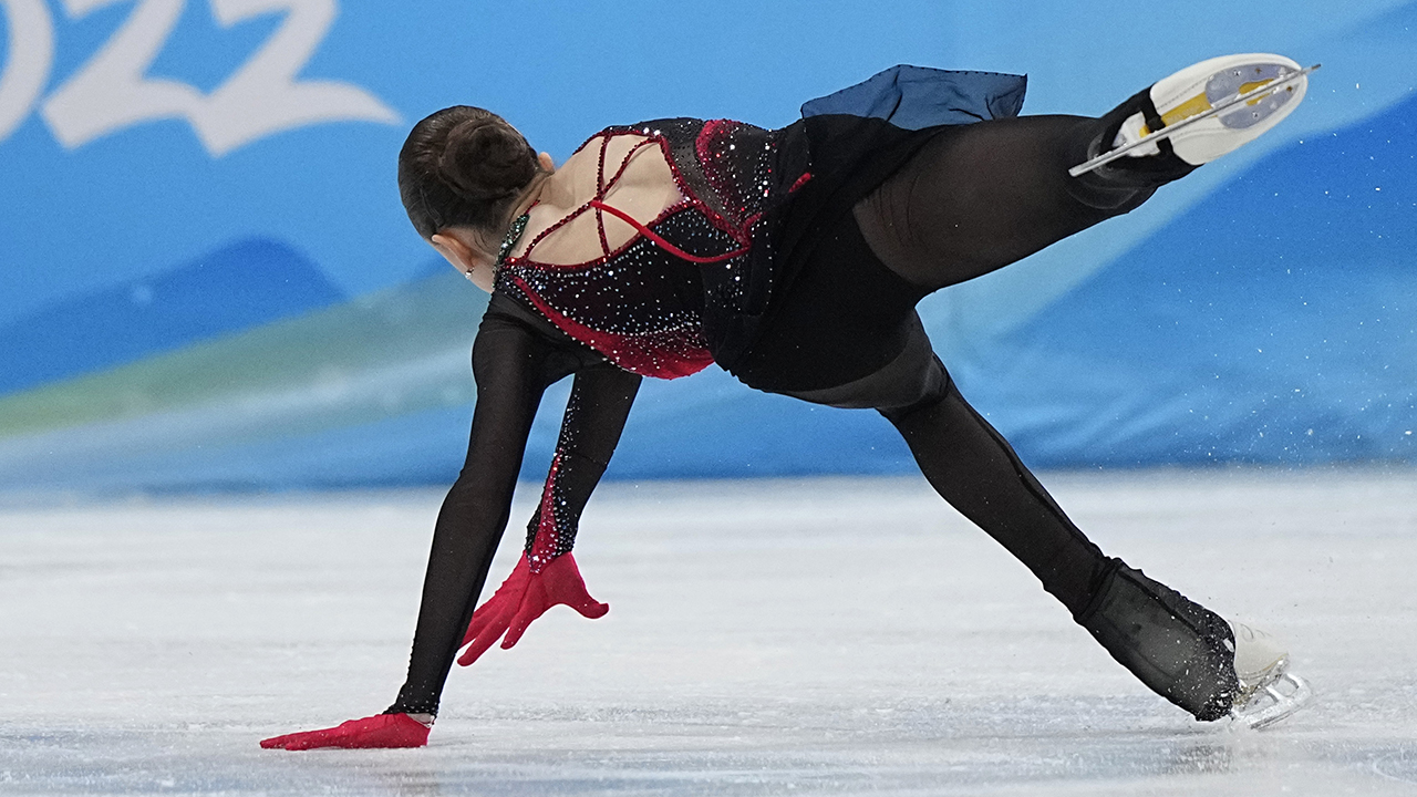 Women's free skate program at the Beijing Olympics
