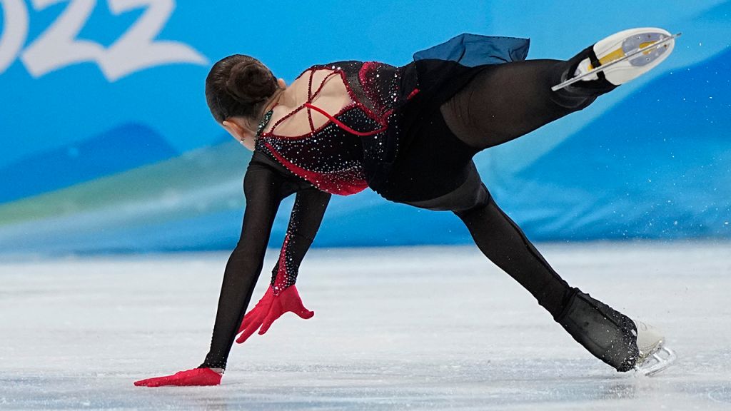 Women's free skate program at the Beijing Olympics