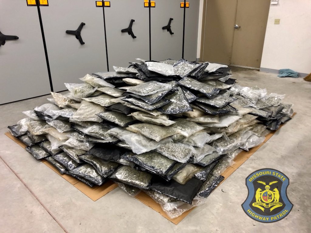 Troopers: 500 pounds of marijuana found on highway after crash
