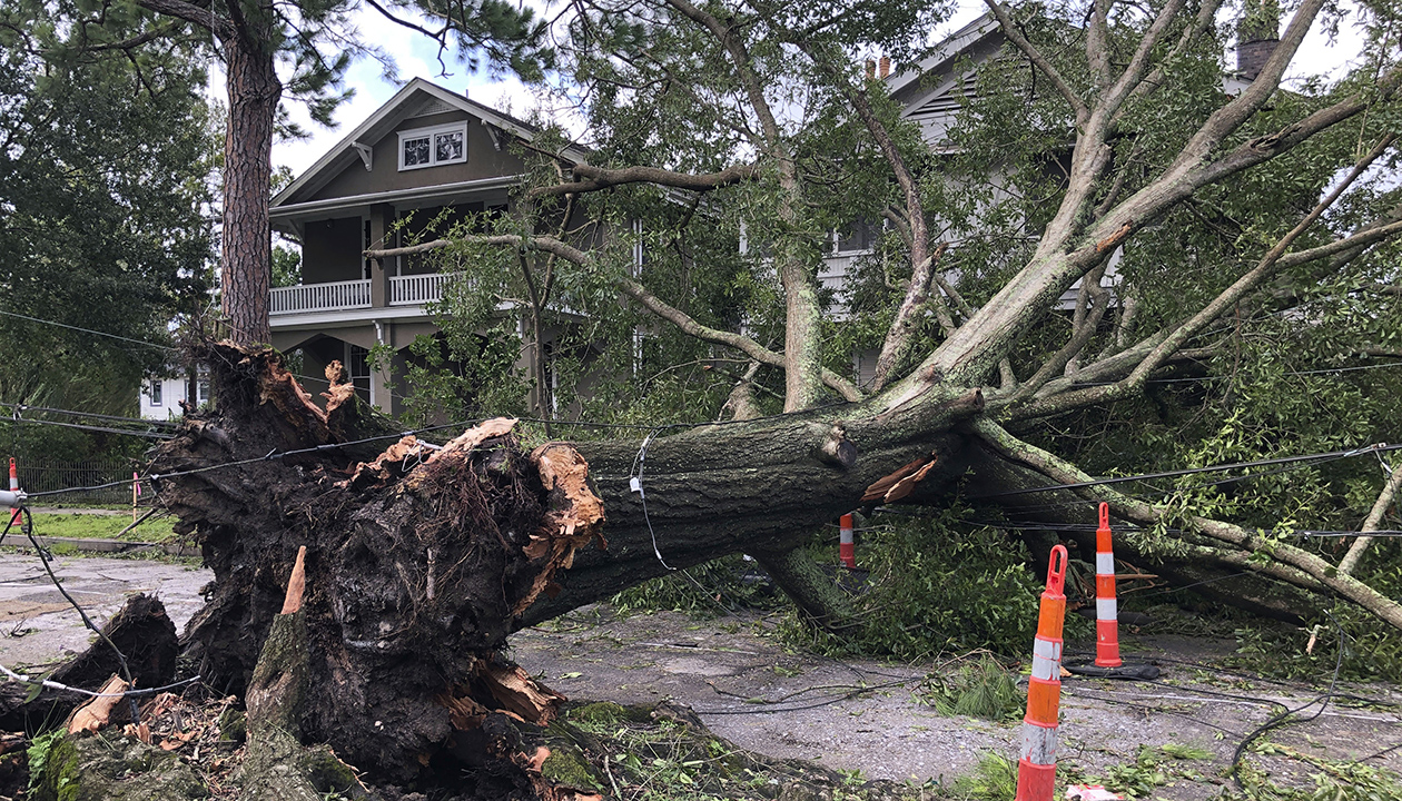 Ida damages buildings, floods roads on Gulf Coast