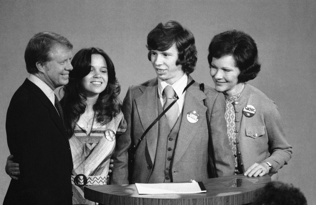 Jimmy Carter and his family