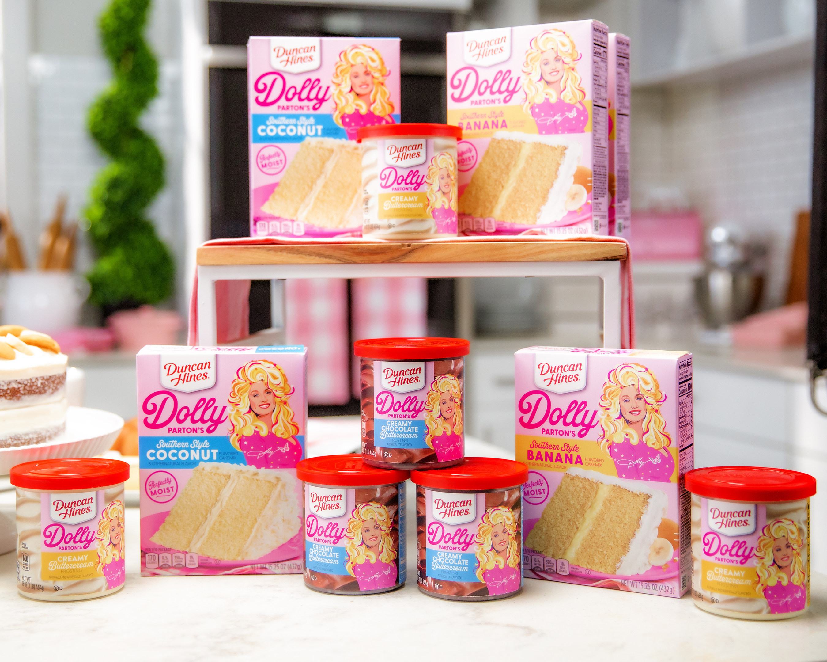 Dolly Parton collection from Duncan Hines