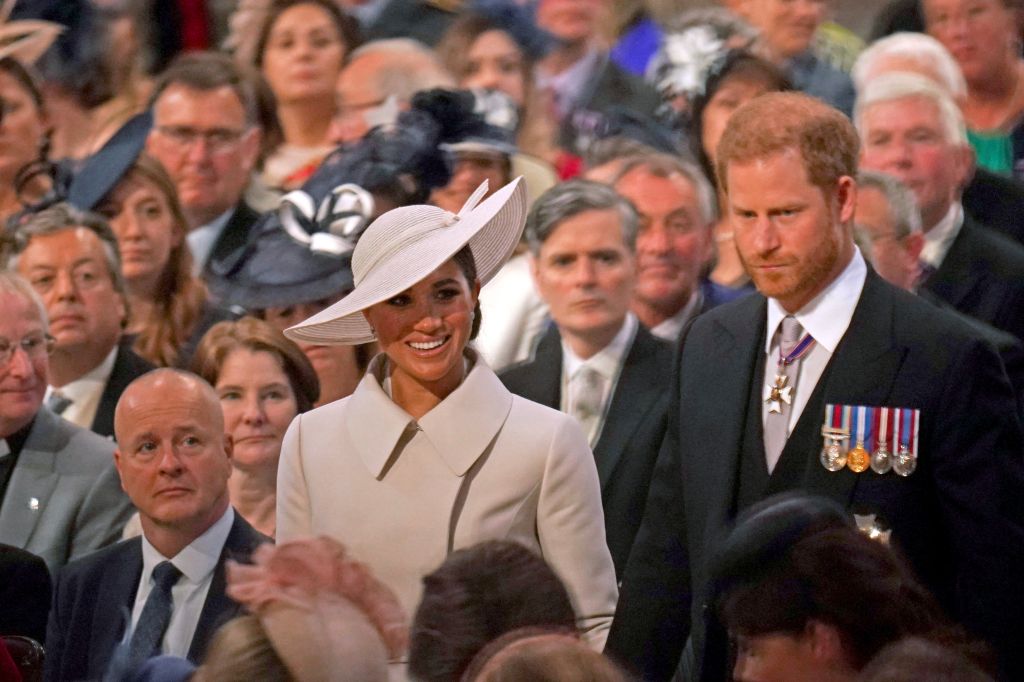 Photos: British royals, minus Queen Elizabeth, attend Platinum Jubilee church service