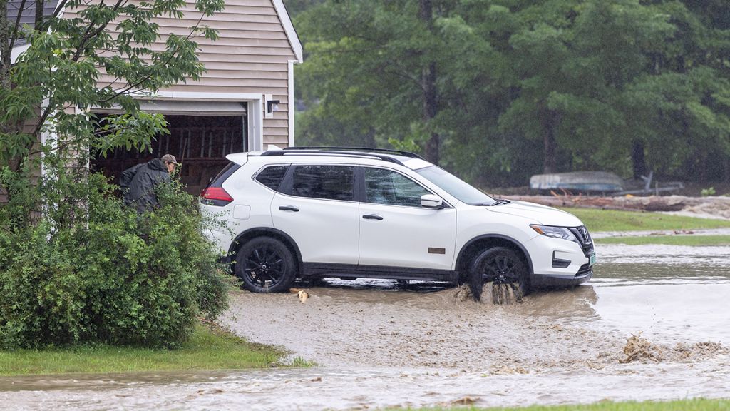 Catastrophic flooding swamps Vermont