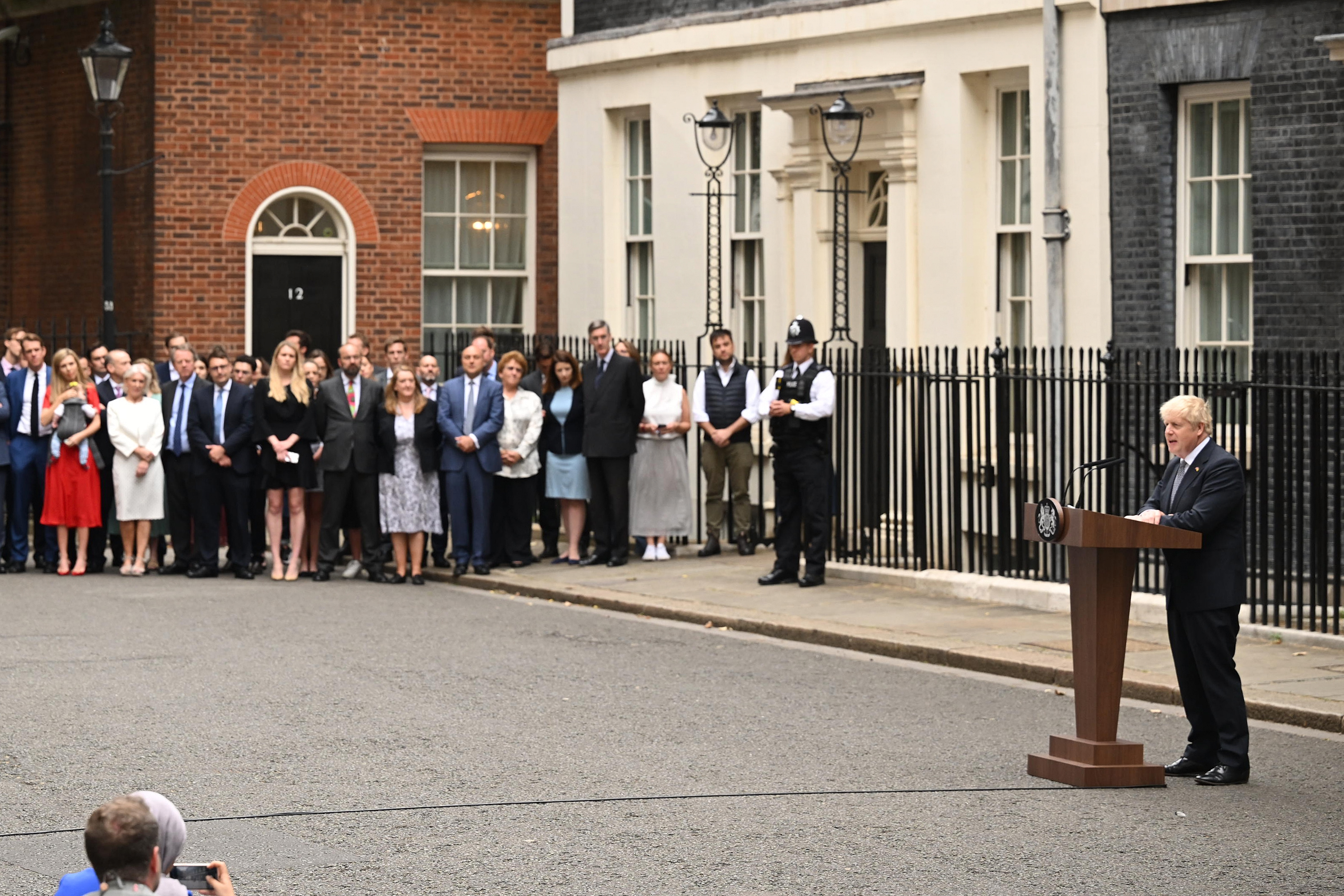 Photos: Boris Johnson agrees to resign as British prime minister