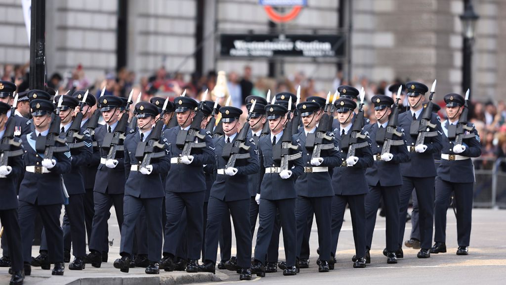 Photos: Crowds gather ahead of Queen Elizabeth II's coffin procession