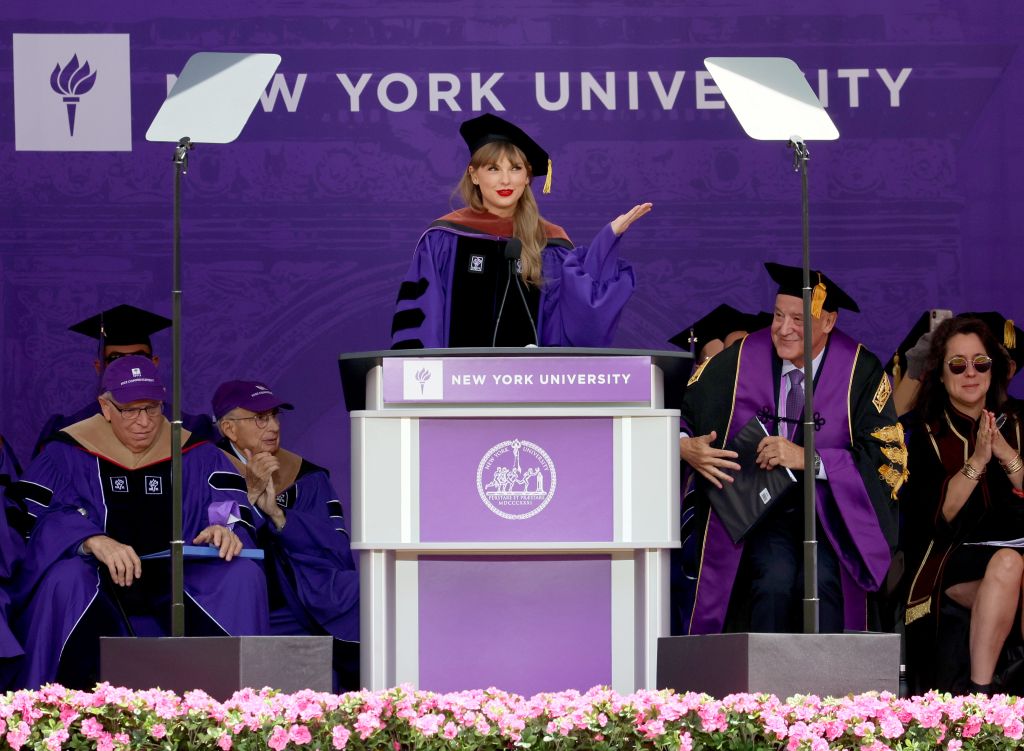 Photos: Taylor Swift delivers commencement address at NYU