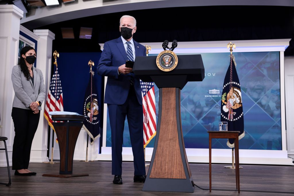 Photos: President Joe Biden gets COVID-19 vaccine booster shot