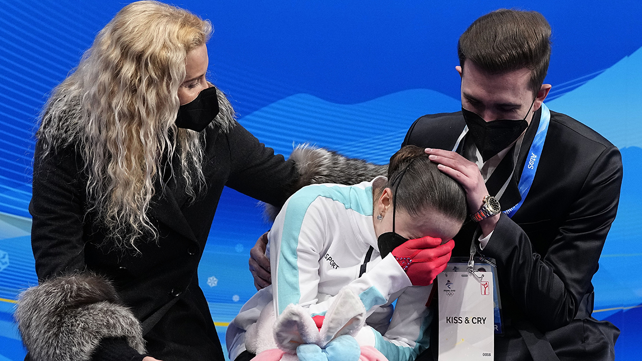 Women's free skate program at the Beijing Olympics