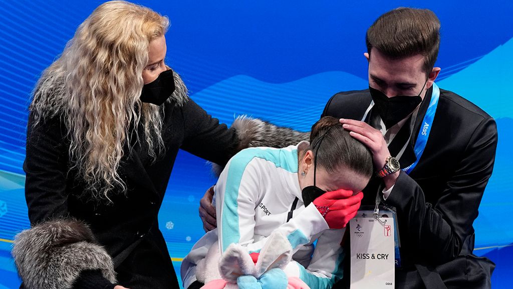 Women's free skate program at the Beijing Olympics