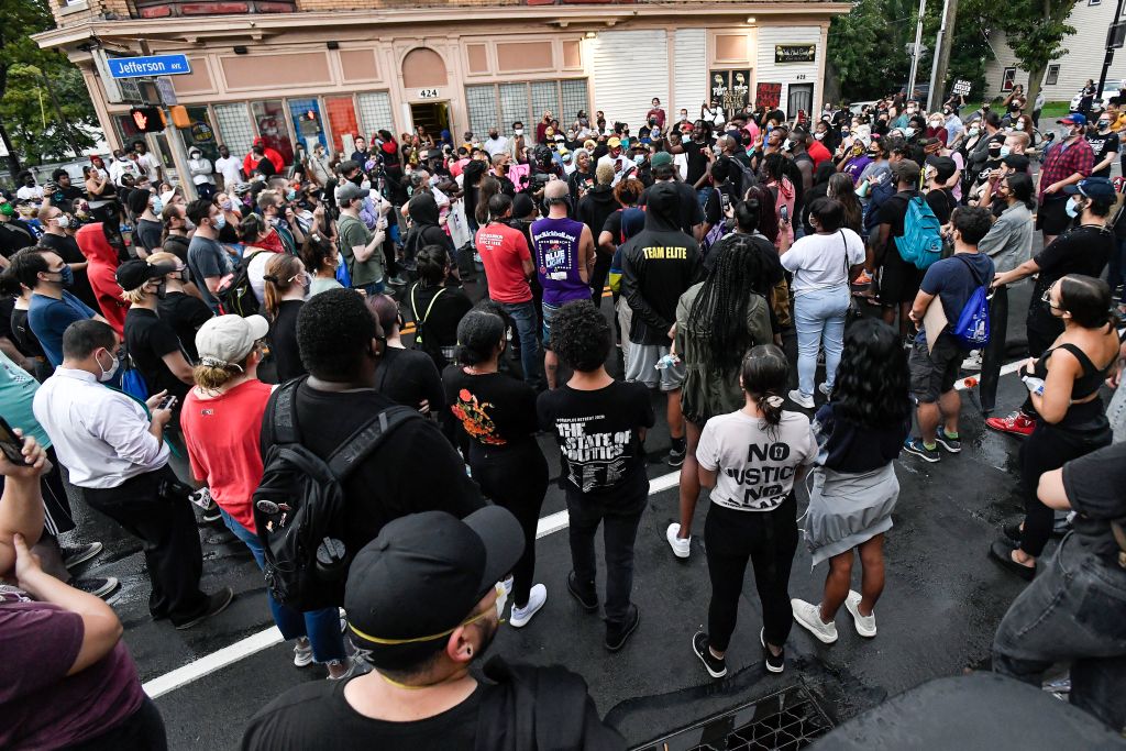 Protests erupt in Rochester, New York, over Daniel Prude's asphyxiation death