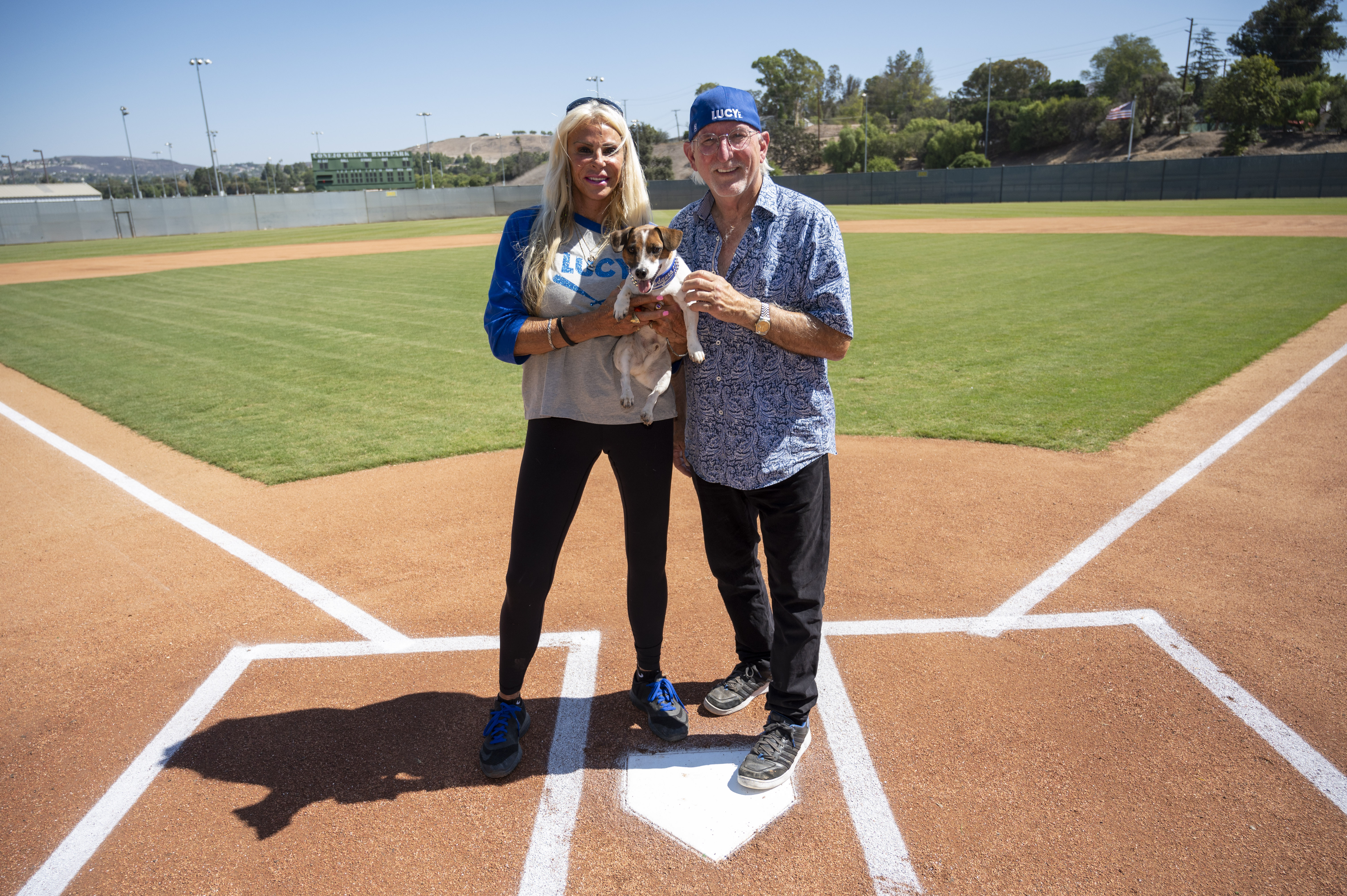 Photos: Russell terrier Macho declared fastest dog baserunner at Dodger Stadium