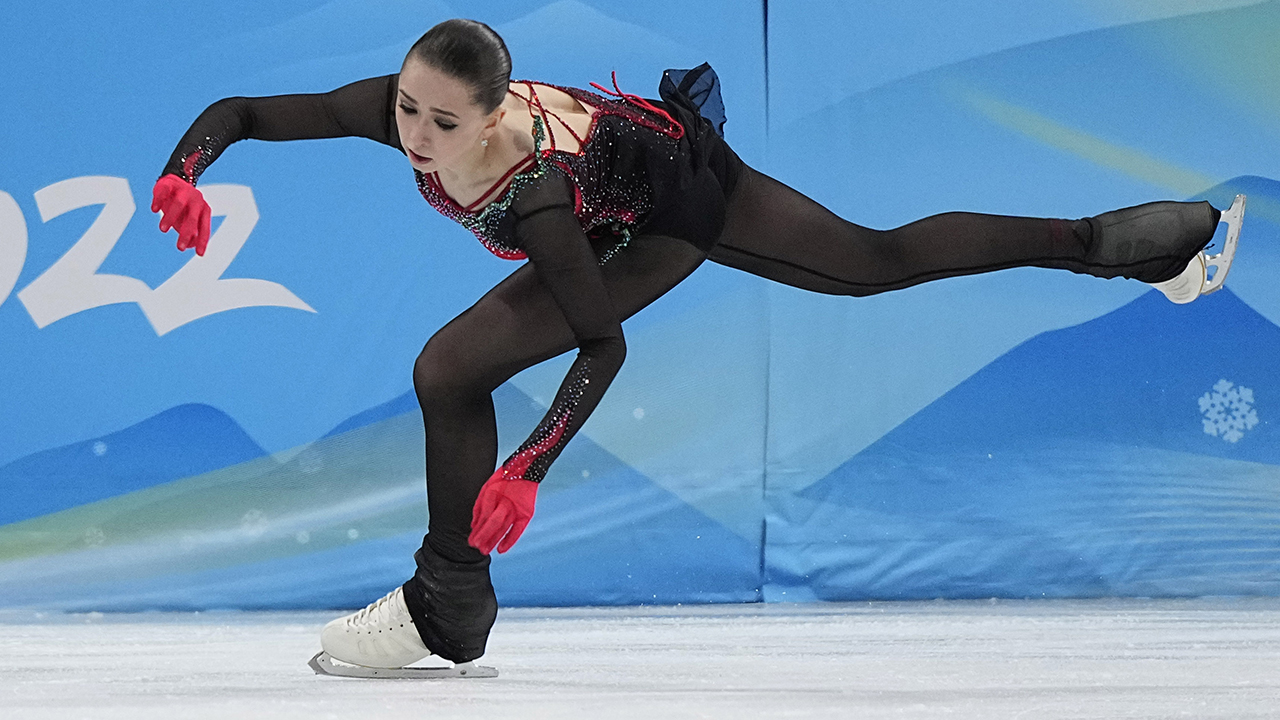 Women's free skate program at the Beijing Olympics