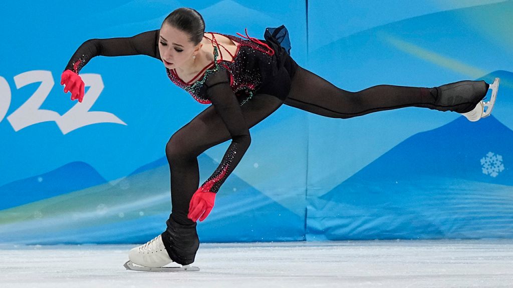 Women's free skate program at the Beijing Olympics