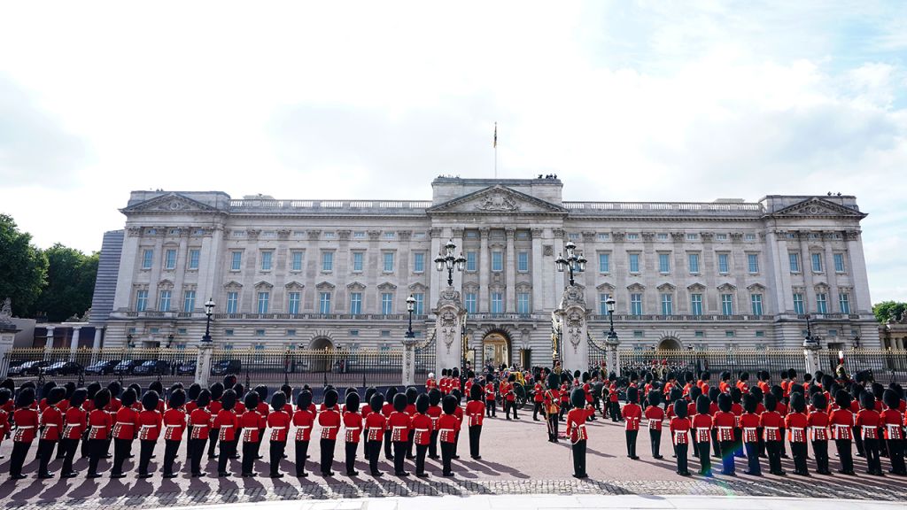 Photos: Thousands line procession route to honor Queen Elizabeth II