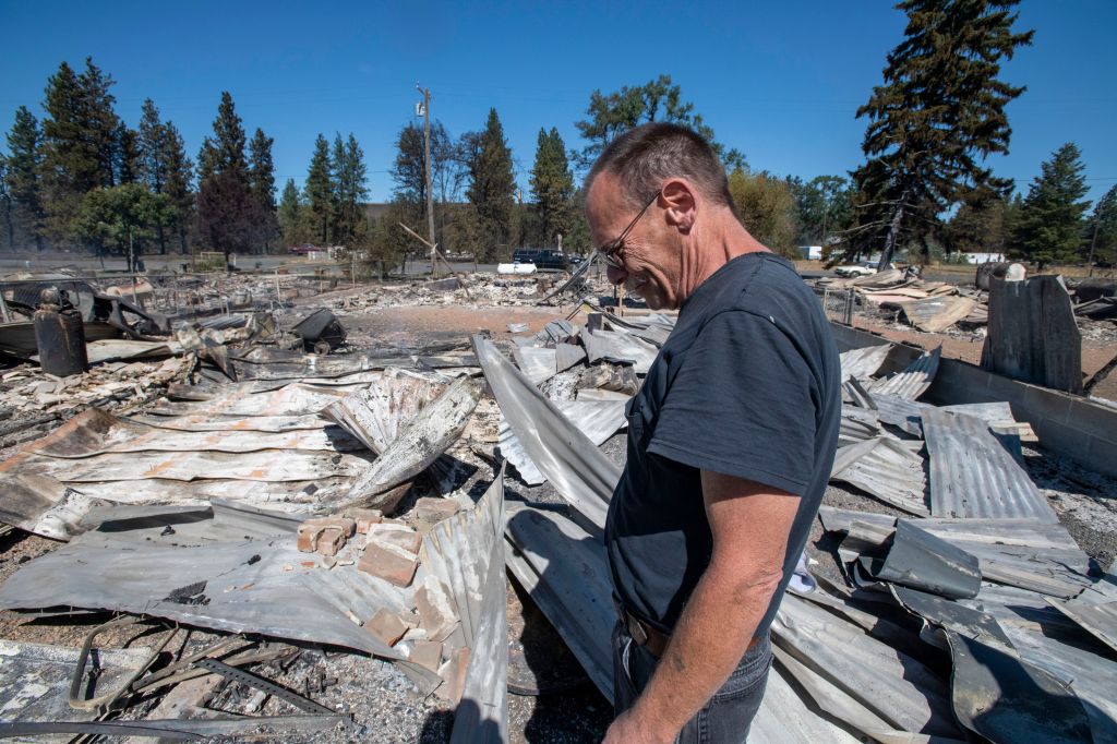 Winds fuel destructive wildfires in Pacific Northwest