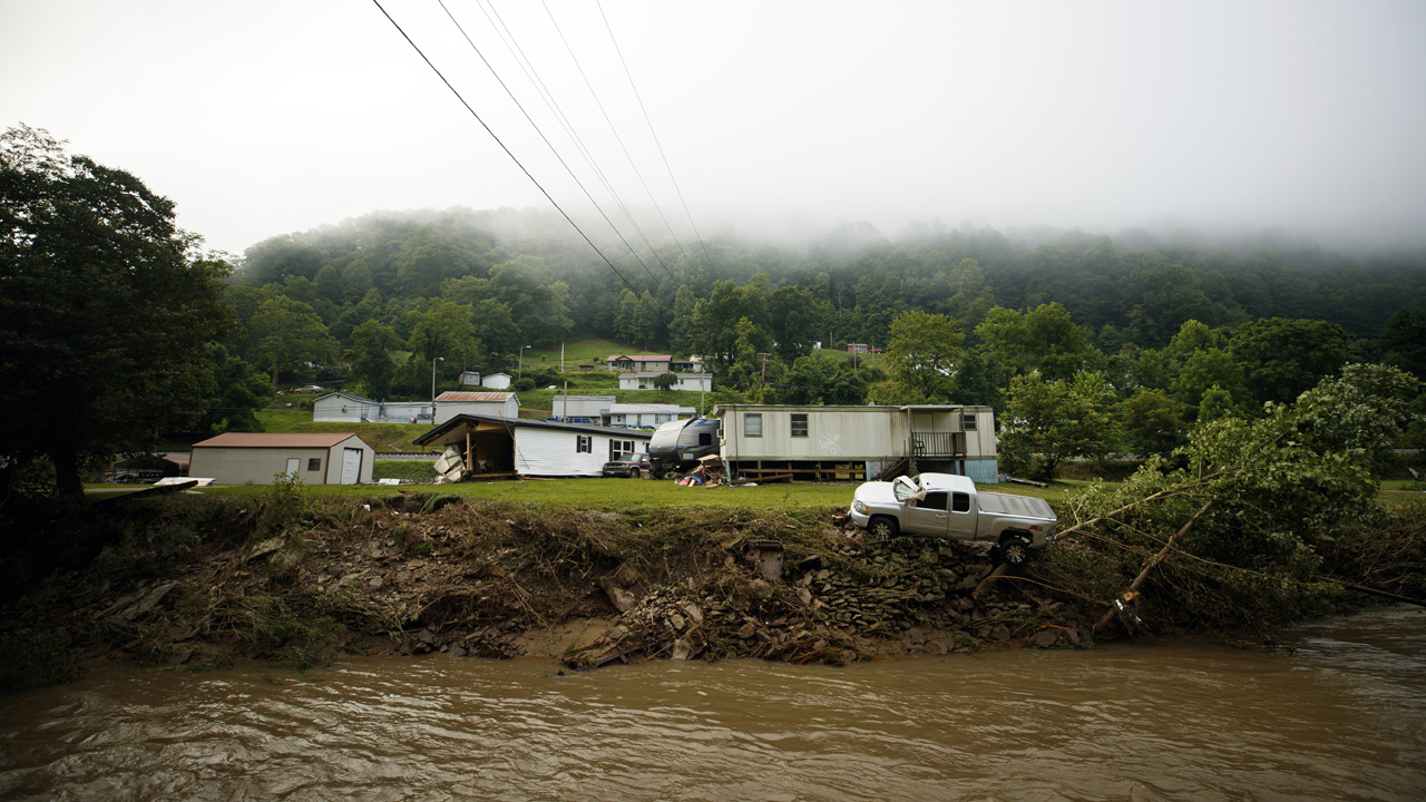Photos: Virginia flooding washes out homes, roads