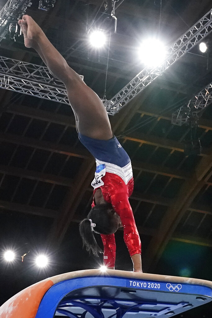 Simone Biles drops from team competition