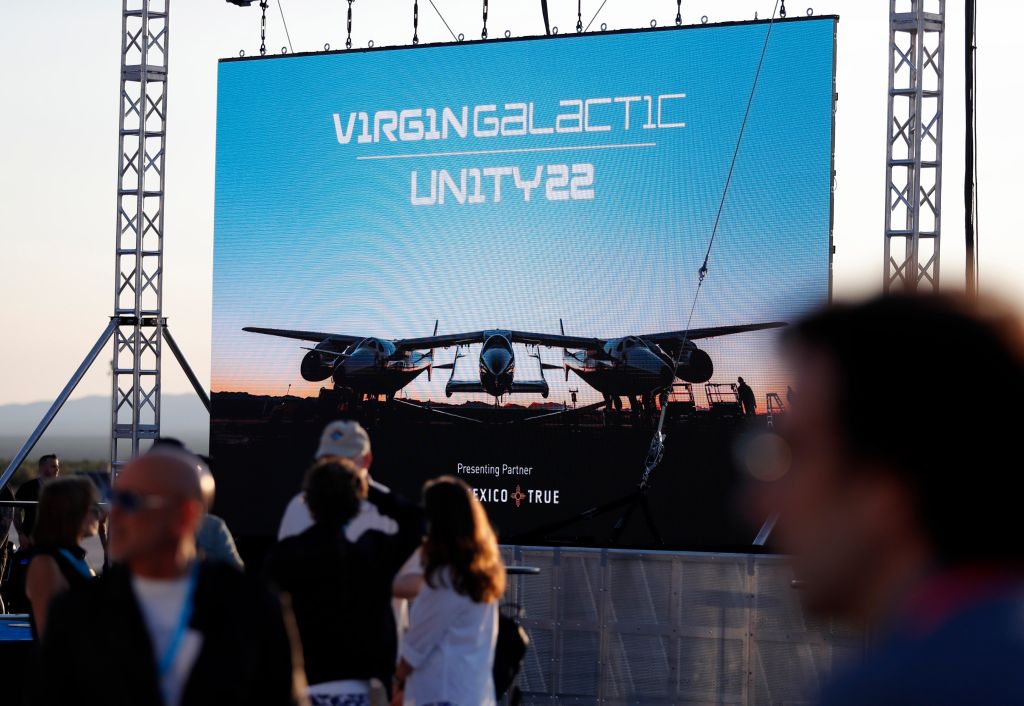 Richard Branson launches into space