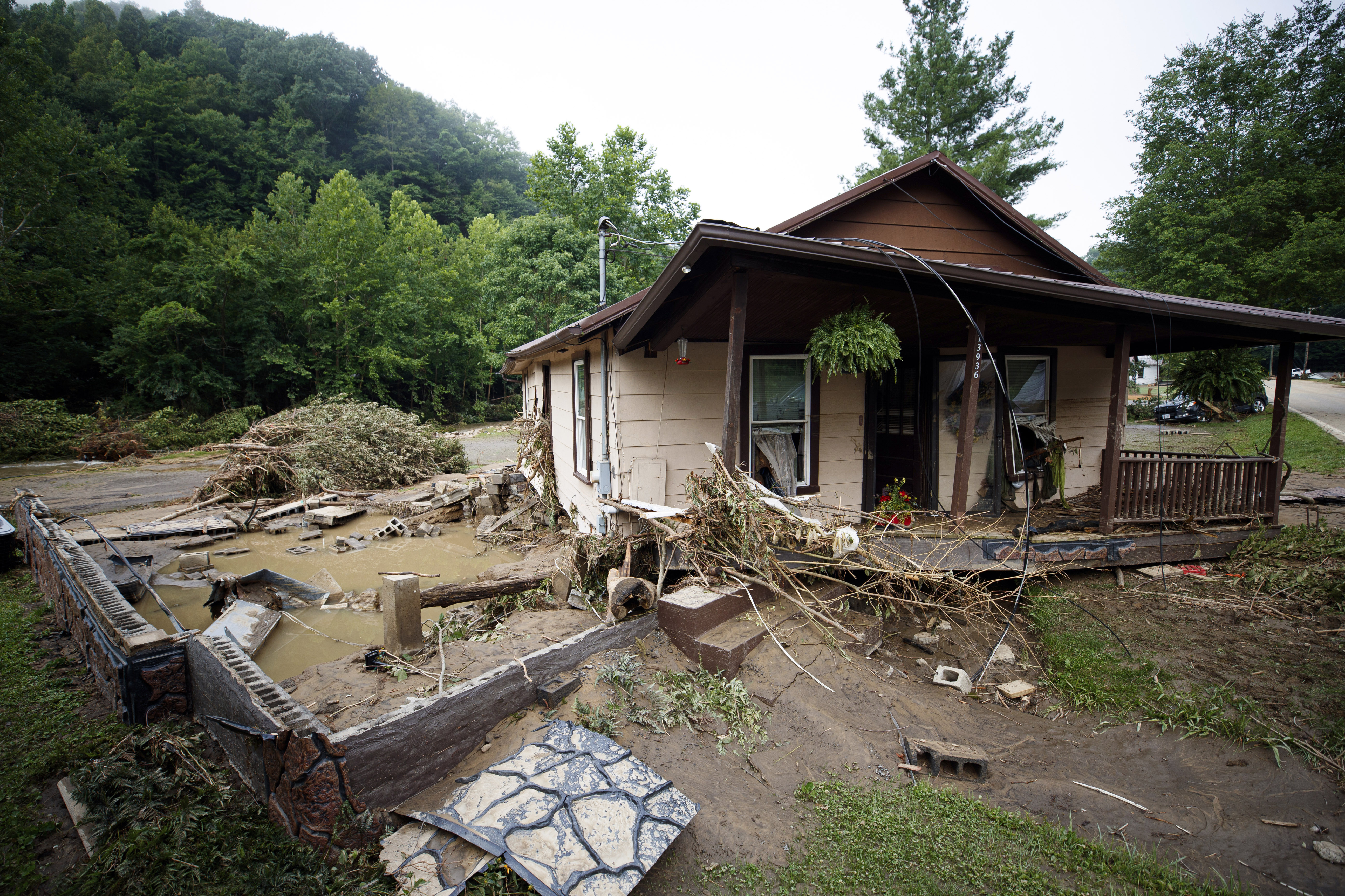 Photos: Virginia flooding washes out homes, roads