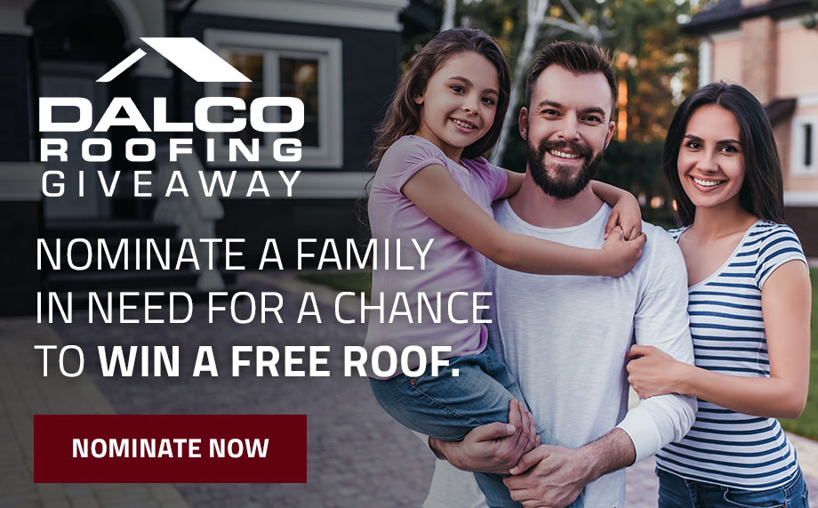 Dalco Roofing Roof Giveaway