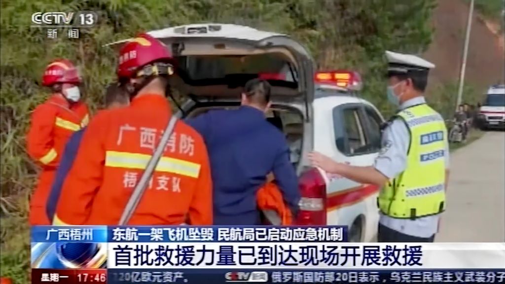 Photos: China Eastern flight carrying 132 people crashes in Guangxi