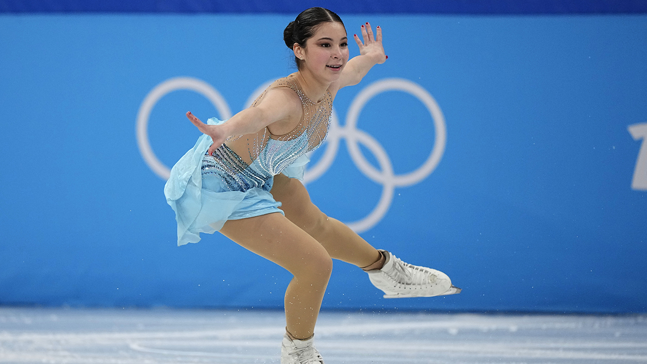 Women's free skate program at the Beijing Olympics