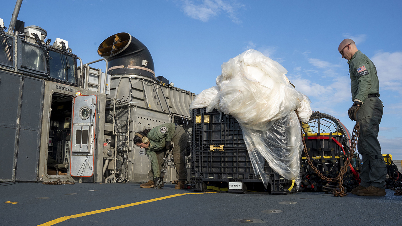 Navy recovers Chinese balloon debris off SC coast