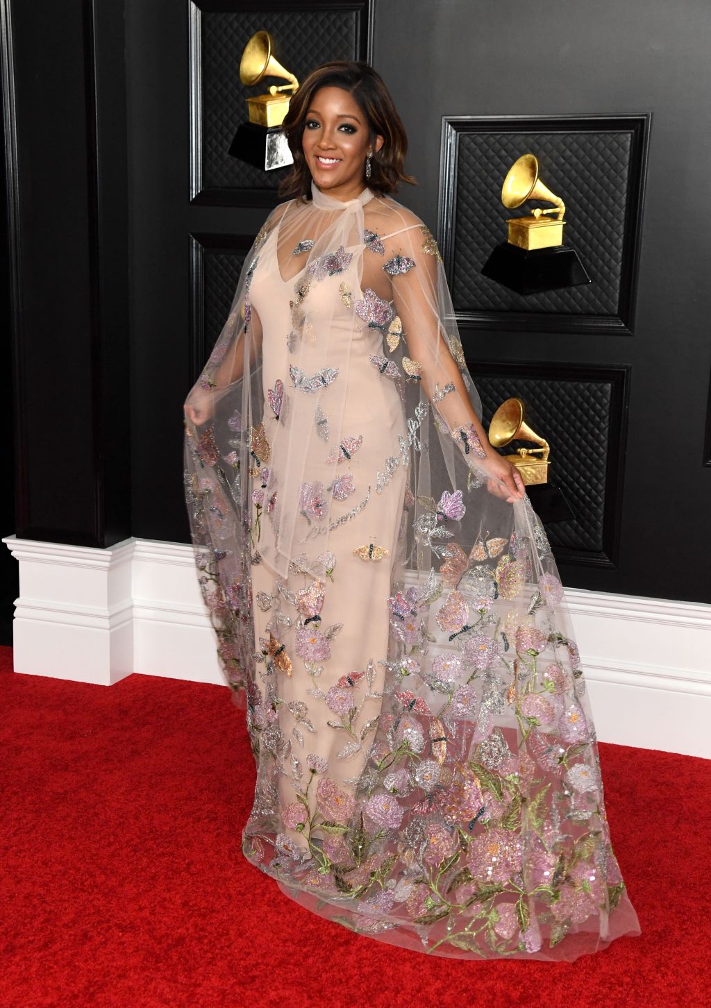 Mickey Guyton arrives at the 63rd Annual Grammy Awards