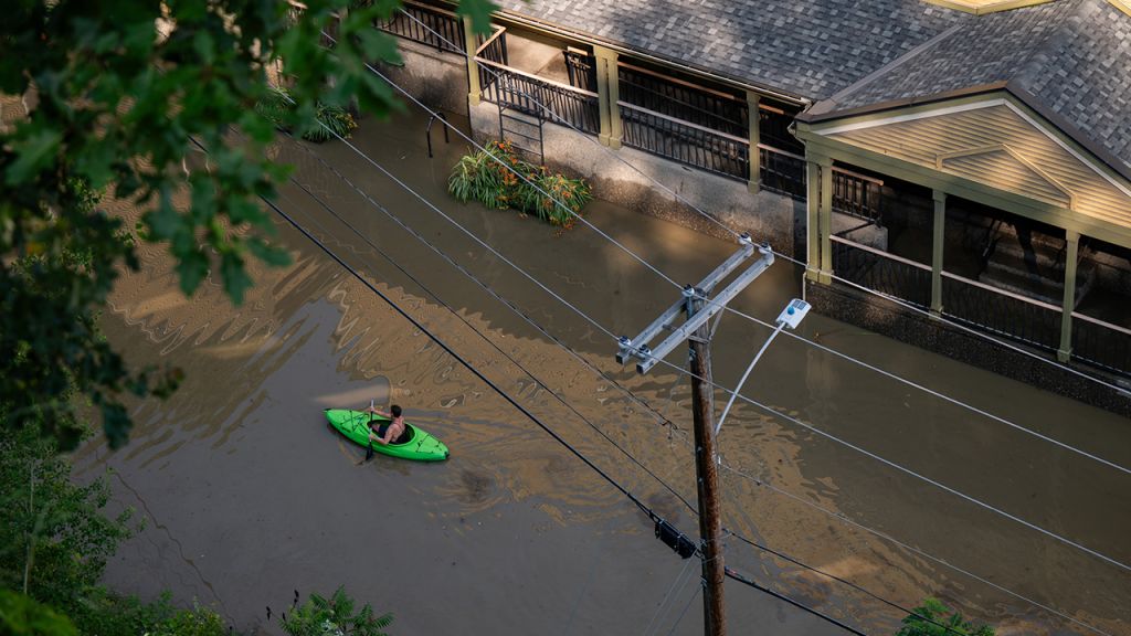 Catastrophic flooding swamps Vermont