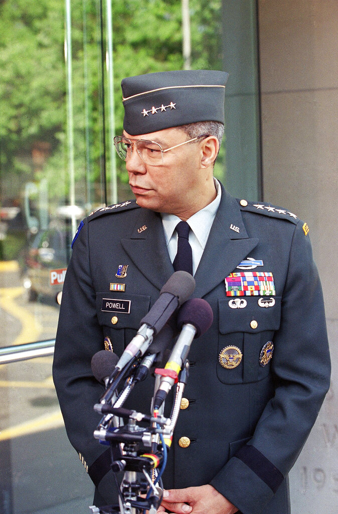 Gen. Colin Powell through the years