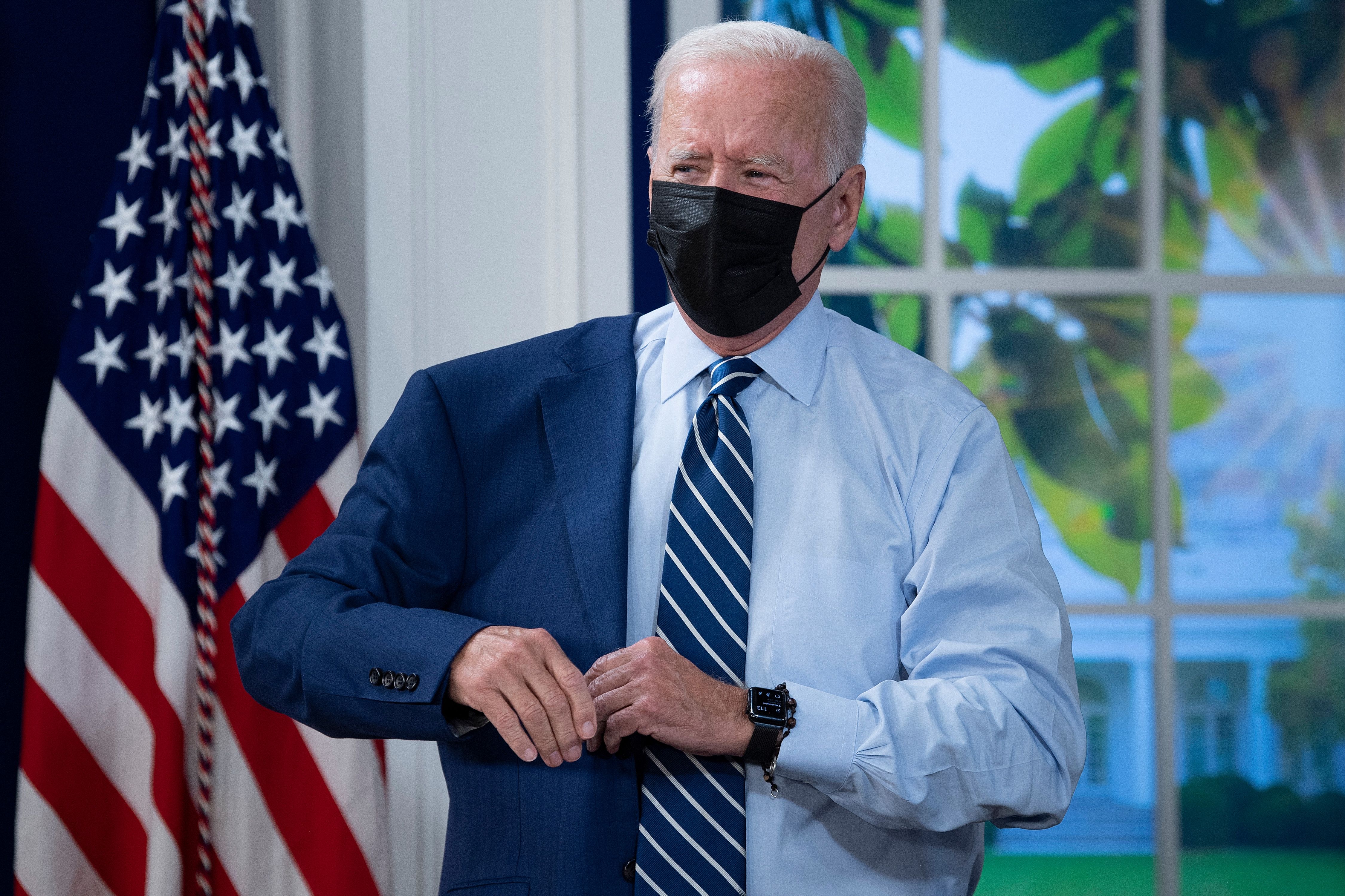 Photos: President Joe Biden gets COVID-19 vaccine booster shot