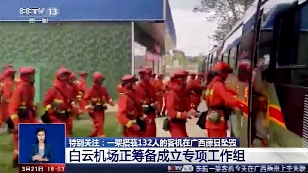 Photos: China Eastern flight carrying 132 people crashes in Guangxi