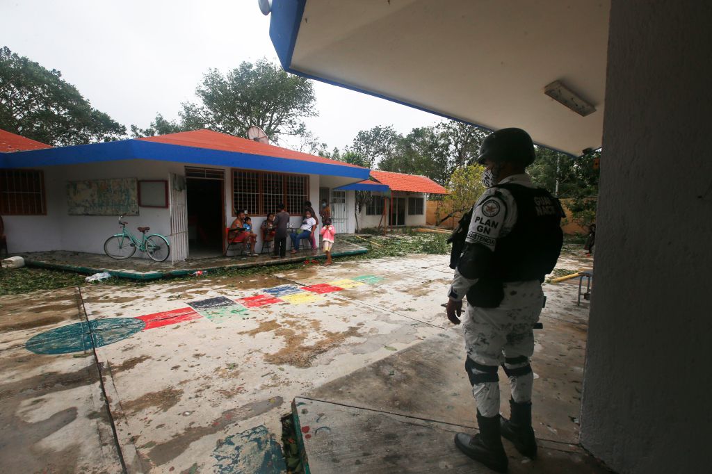 Photos: Hurricane Grace slams Mexico's Caribbean coast