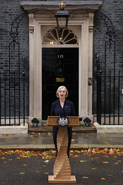 Photos: Liz Truss resigns as British prime minister