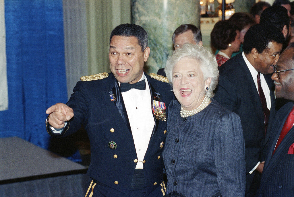 Gen. Colin Powell through the years