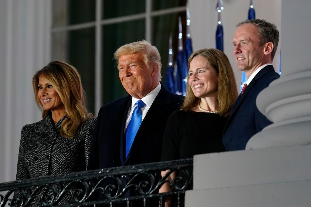 Photos: Amy Coney Barrett sworn in as Supreme Court justice