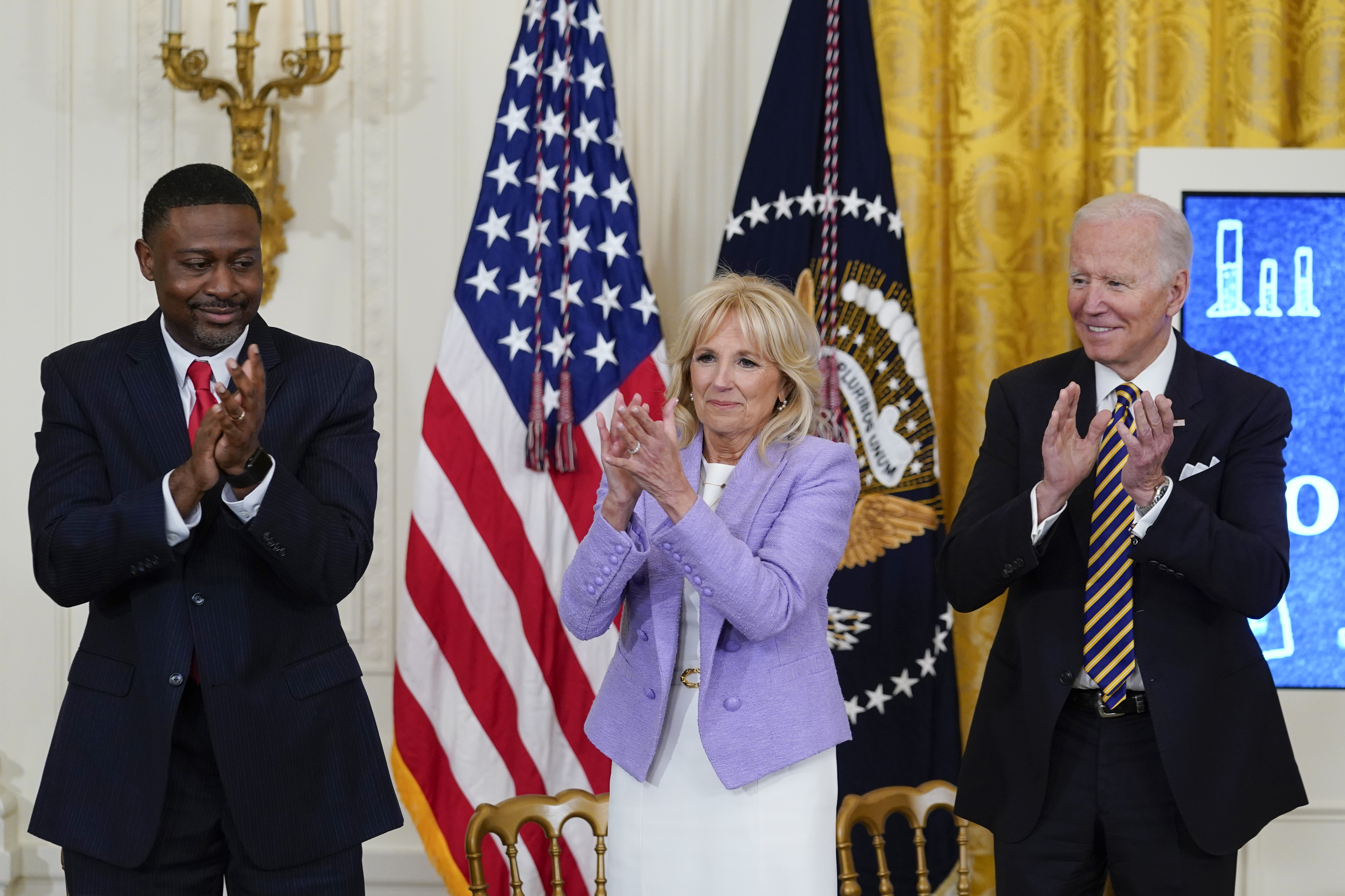 Photos: National Teacher of the Year honored in White House ceremony