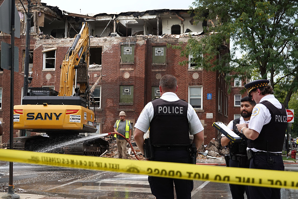 Photos: Chicago building explosion leaves 8 injured