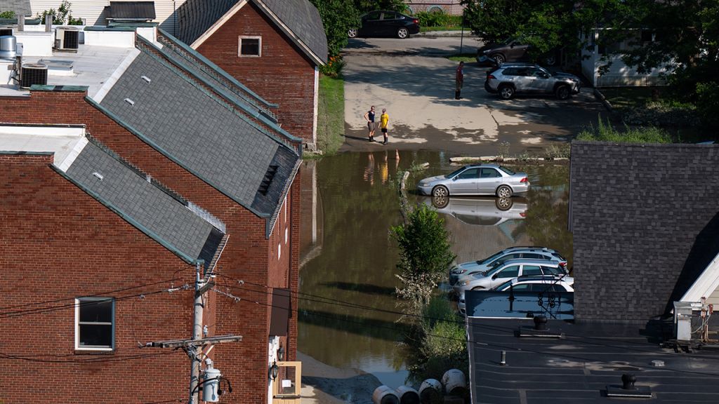 Catastrophic flooding swamps Vermont