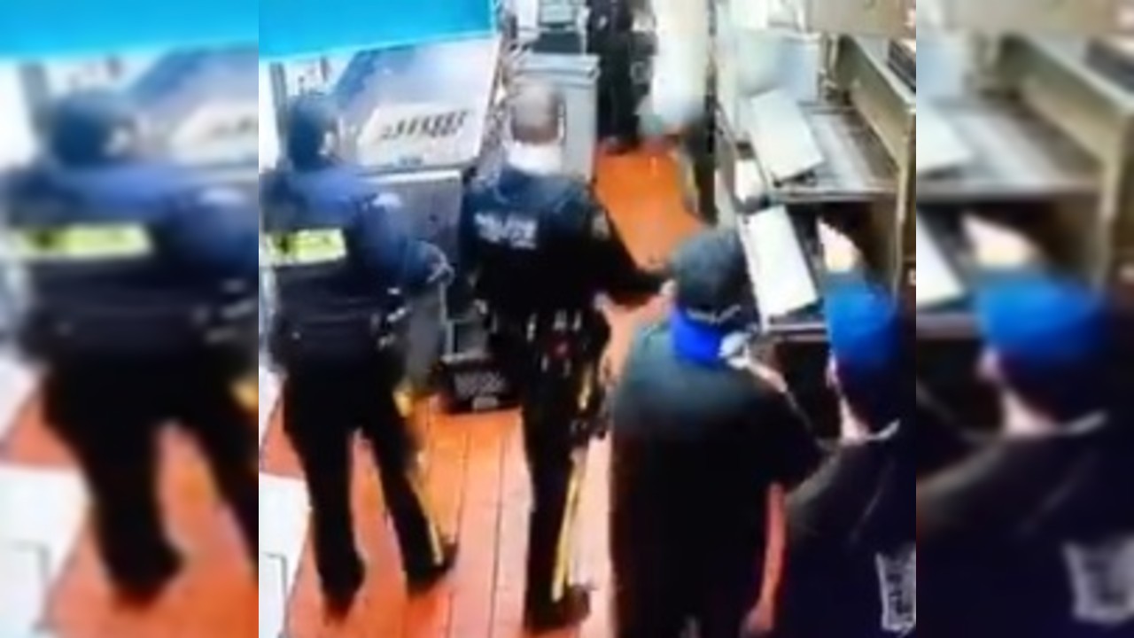 Woman falls through ceiling while attempting to dine and dash from restaurant