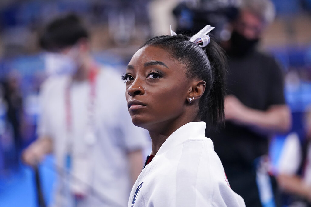 Simone Biles drops from team competition