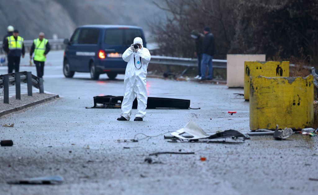 Photos: Bulgaria bus crash, fire leave dozens dead