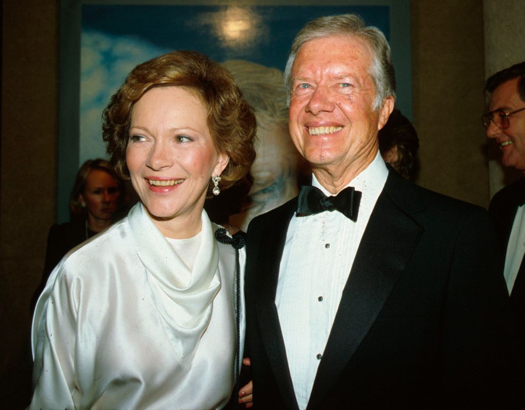 Jimmy Carter and Rosalynn Carter in 1983