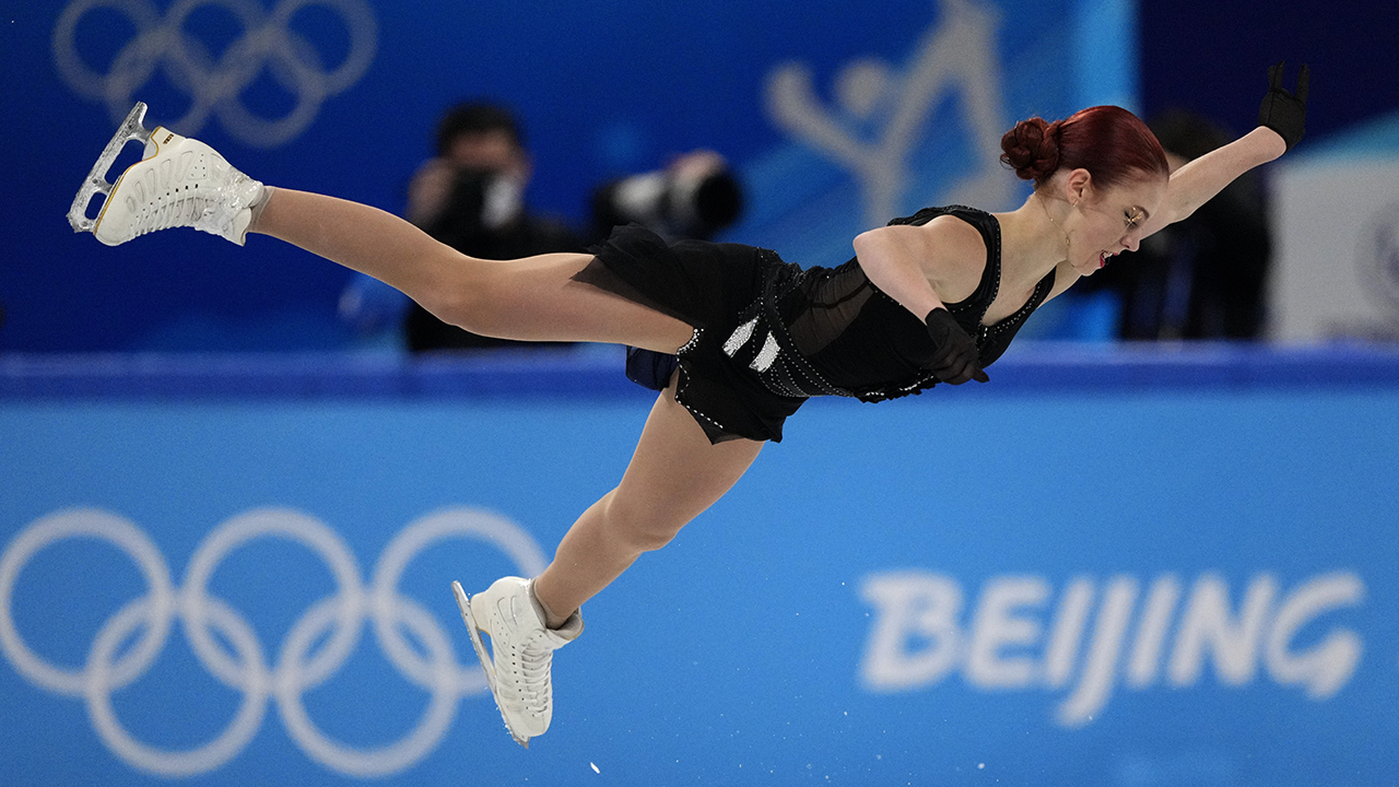 Women's free skate program at the Beijing Olympics
