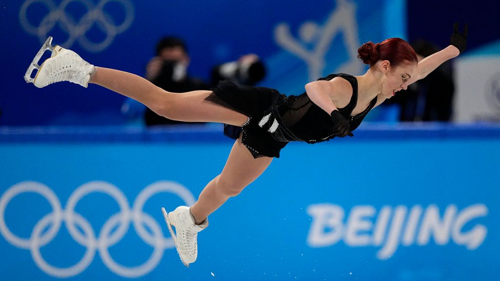 Women's free skate program at the Beijing Olympics