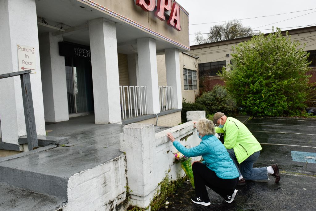 Photos: Demonstrations, vigils held across country in wake of Atlanta spa shootings