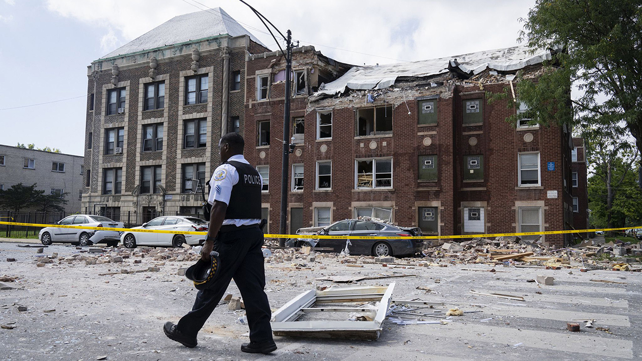 Photos: Chicago building explosion leaves 8 injured