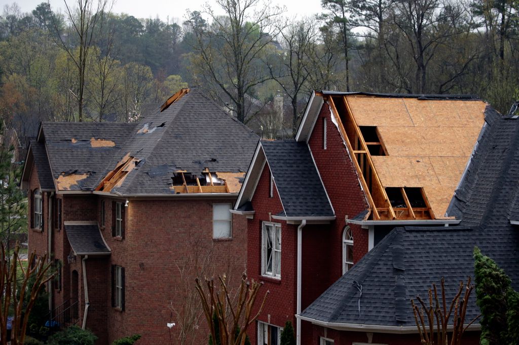 Photos: Deadly tornadoes, storms sweep through Deep South