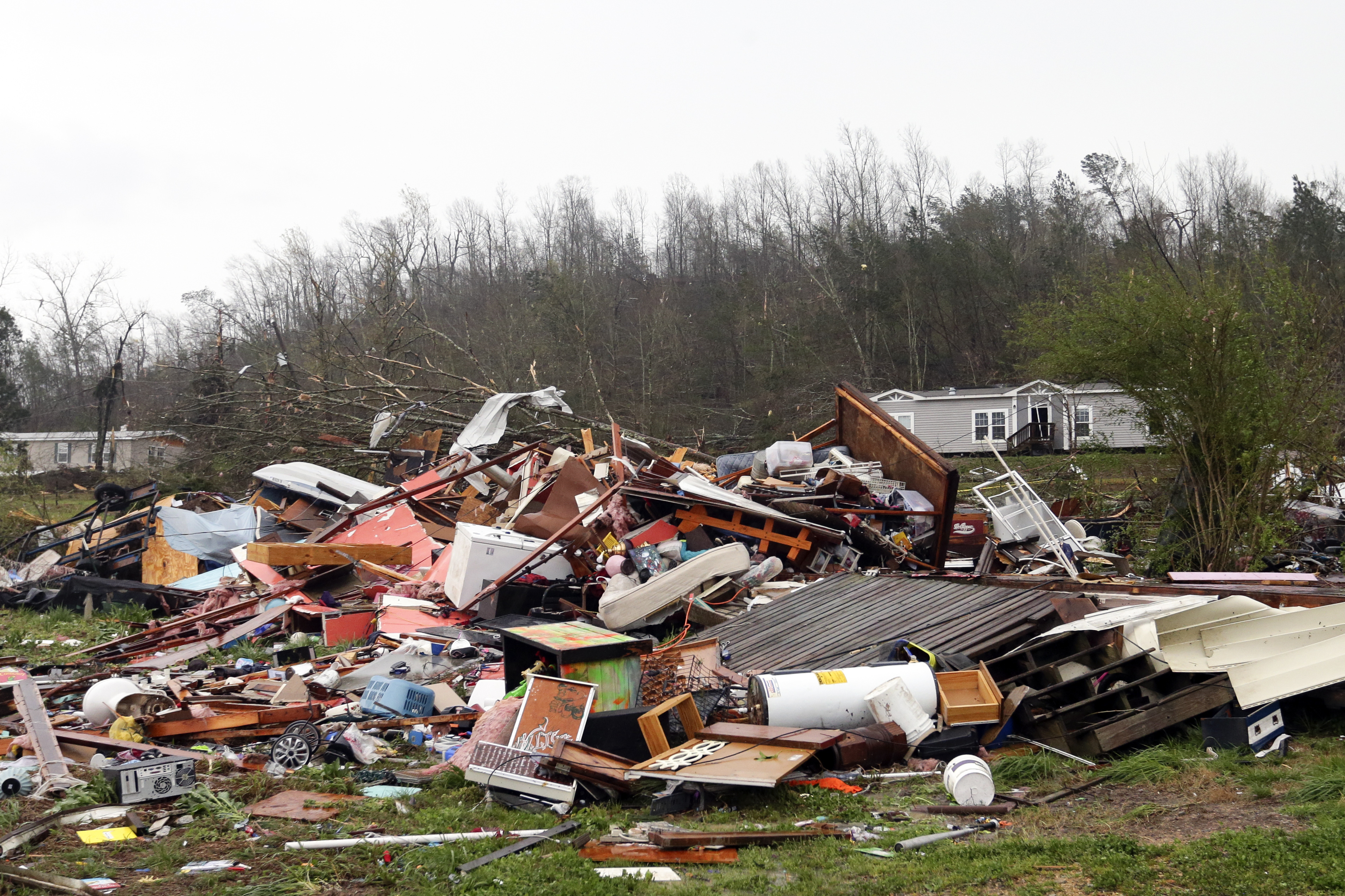 Photos: Deadly tornadoes, storms sweep through Deep South